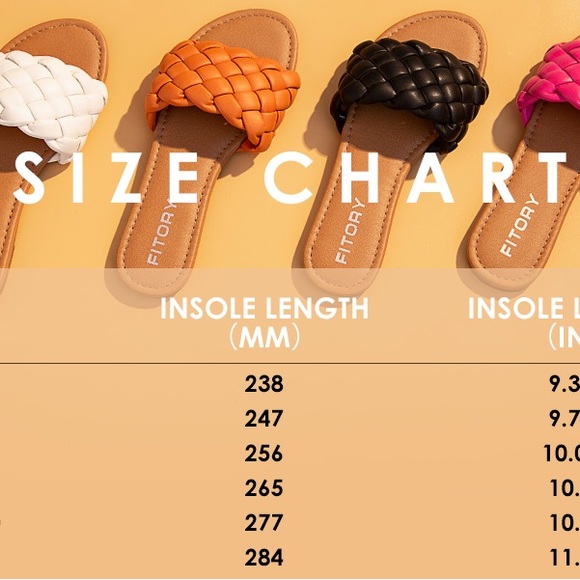 FITORY Flat Sandals Open Toe Slip On with Braided Strap Hot Pink Women’s Size 9 - Picture 6 of 6